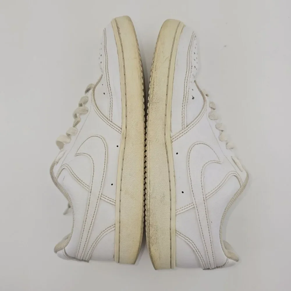 Nike‎ Court Vision Low Sneakers Shoes Triple White CD5434-100 Womens Size 7.5